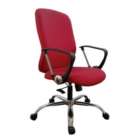 F11 SERIES FABRIC MEDIUM BACK CHAIR (OF-MB-F11-A22H2B7-F)