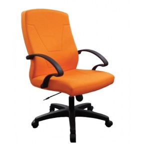 F17 SERIES FABRIC MEDIUM BACK CHAIR (OF-MB-F17-A13H1B1-F)